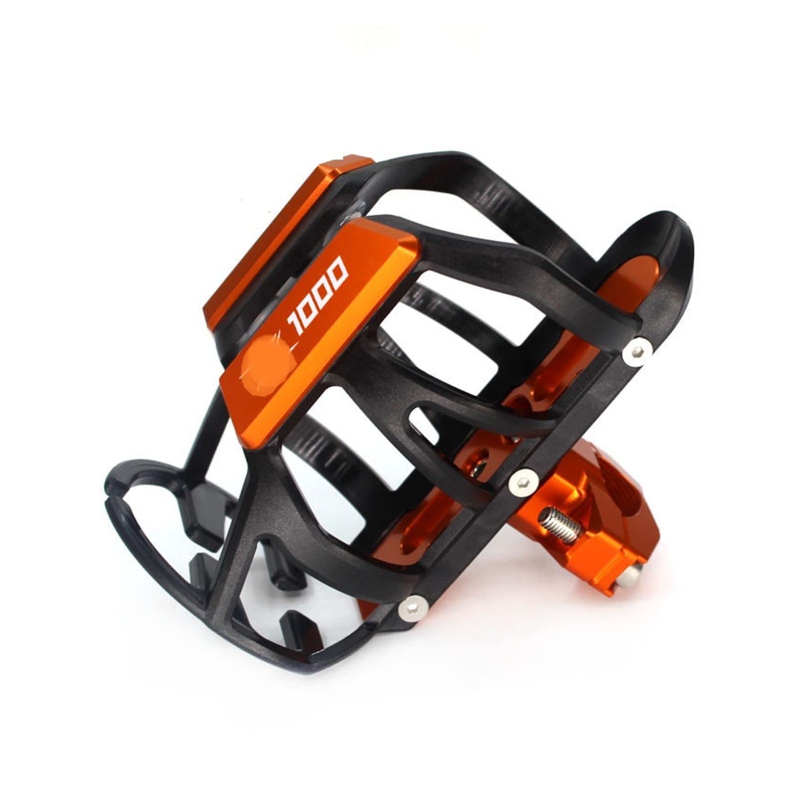 TRNMOP Für Kawasaki Z1000 Z 1000 Z1000SX Z 1000SX CNC Motorrad Lenker Stoßstange Getränkehalter Getränkehalter(ORANGE) von TRNMOP