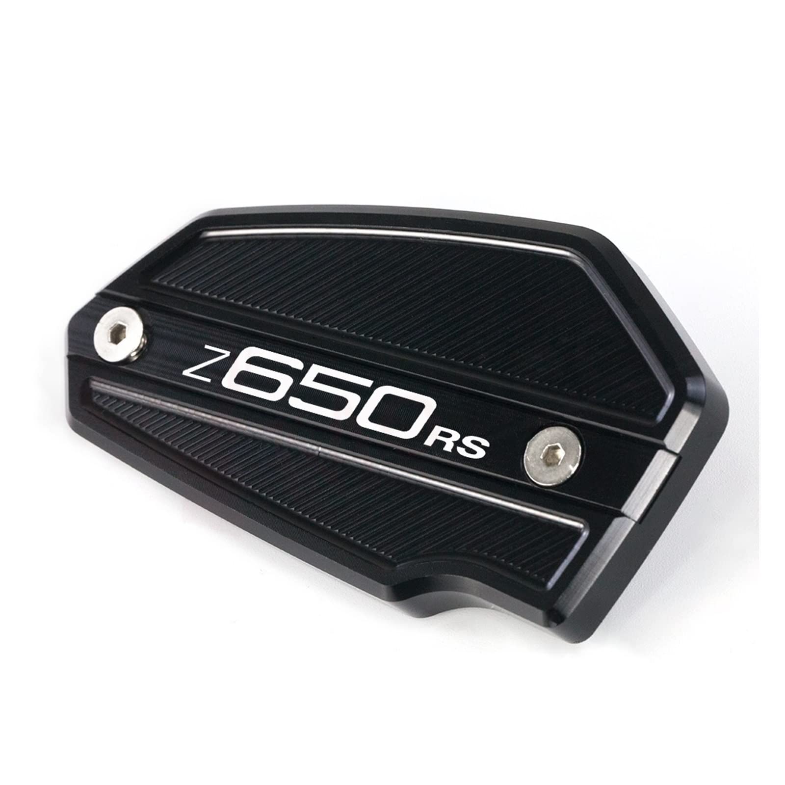 TRNMOP Für Kawasaki Z650RS Z 650RS Z650 RS 2022 Motorradzubehör CNC-Bremsflüssigkeitsbehälterdeckel Vorne Ölzylinderdeckel(SCHWARZ) von TRNMOP