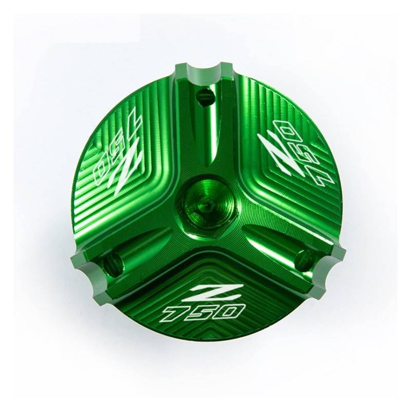 TRNMOP Für Kawasaki Z750 Z 750 Z750S 2004-2012 Motorrad Öleinfülldeckel Ölfilterdeckel Zubehör(GRÜN) von TRNMOP