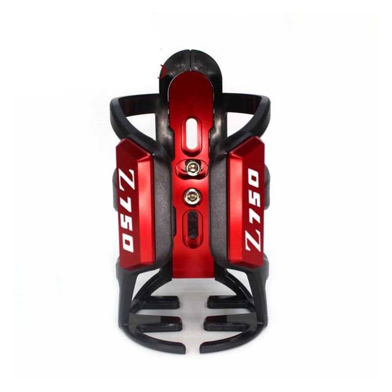 TRNMOP Für Kawasaki Z750 Z750R Z750S Z750 750R 750S CNC Motorrad Lenker Stoßstange Getränkehalter Getränkehalter(ROT) von TRNMOP
