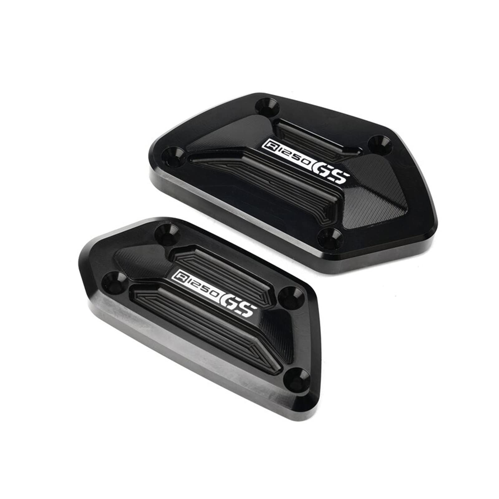 TRNMOP Für R1250GS R 1250 GS R1250 GS Adventure 2018-2021 2020 Motorradzubehör CNC Vorderradbremse Ölbehälter Tankdeckel(SCHWARZ) von TRNMOP