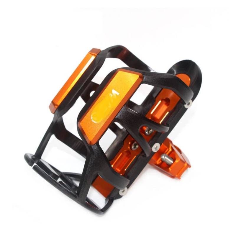 TRNMOP Für SYM JOYMAX Z 300 CRUISYM 300 150 180 Maxsym 400/i 600/i TL500 Motorrad Getränkehalter Getränke Wasserflasche Getränkehalter(ORANGE) von TRNMOP
