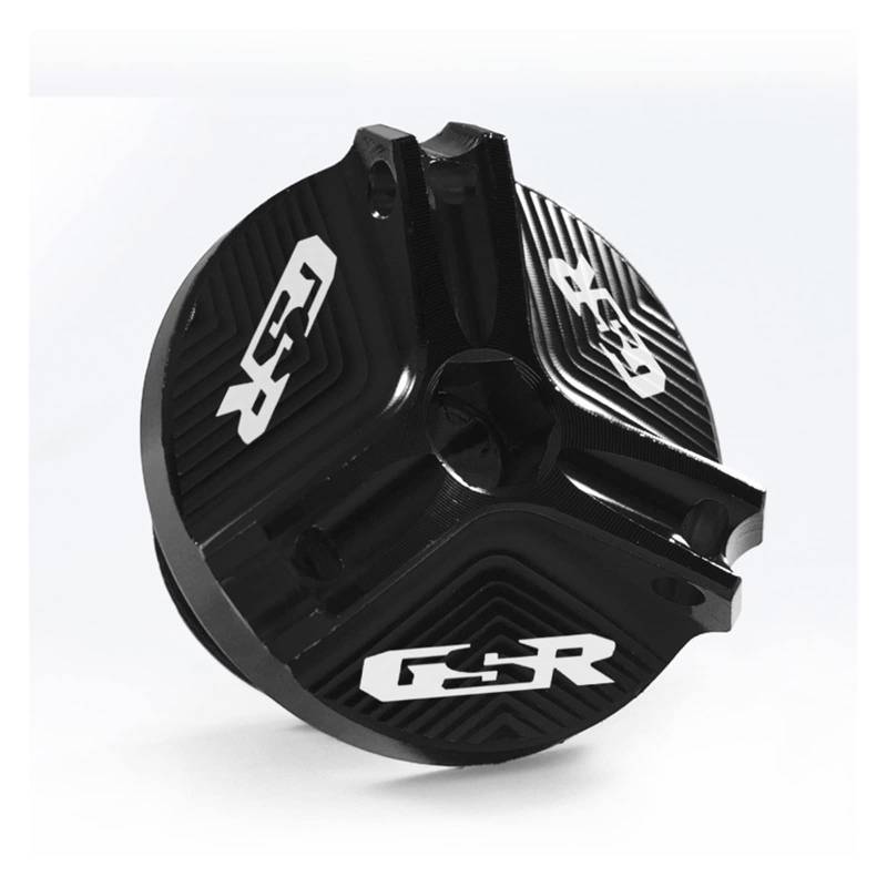 TRNMOP Für Suzuki GSR400 GSR600 GSR750 GSR 400 GSR 600 GSR 750 Motorrad Öleinfülldeckel Ölfilterdeckel Zubehör(SCHWARZ) von TRNMOP