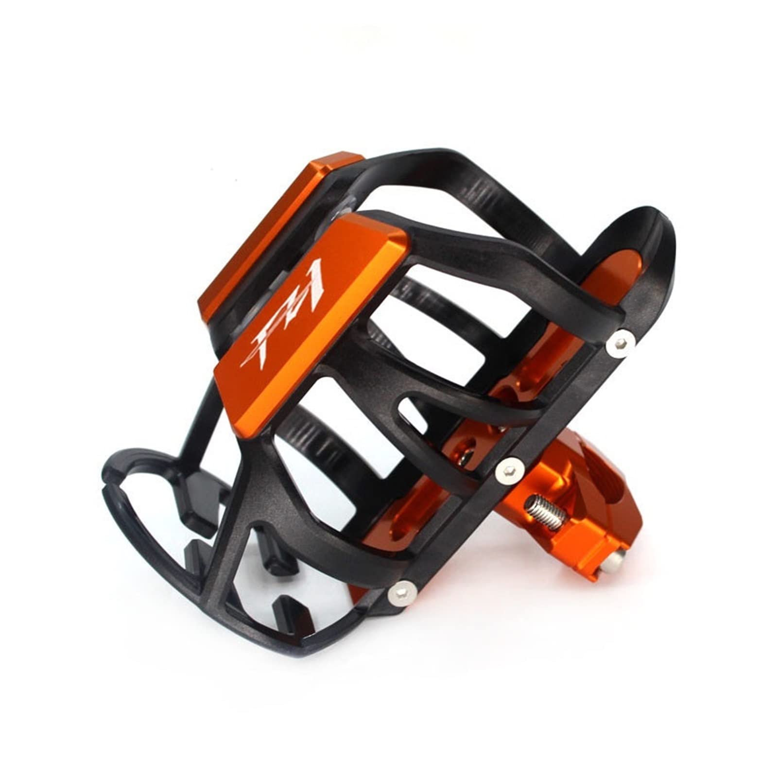 TRNMOP Für Yamaha FZ1 FZ6 FZ8 FAZER FZ1N FZ1S FZ6S FZ8N CNC Motorrad Lenker Stoßstange Getränkehalter Getränkehalter(ORANGE) von TRNMOP