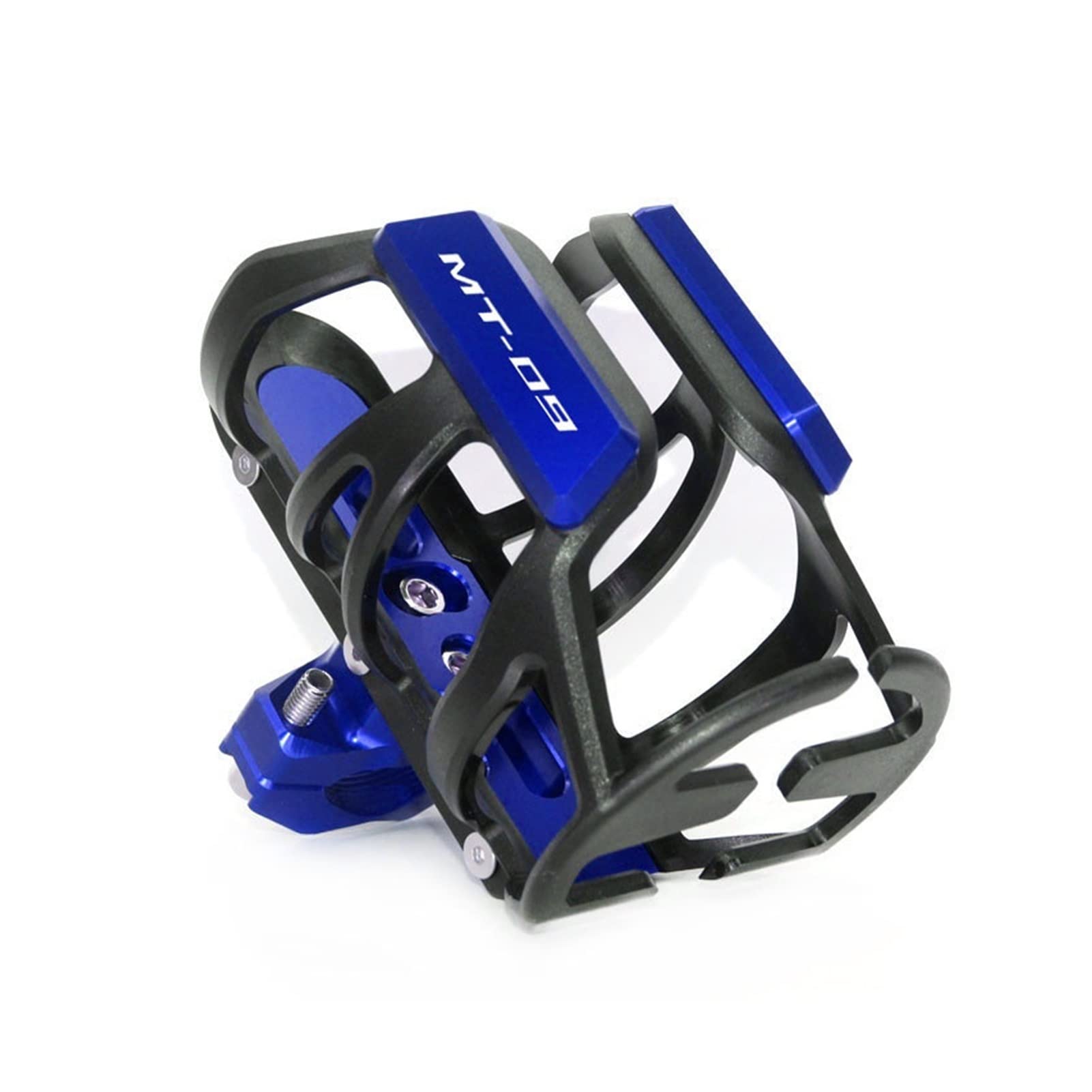 TRNMOP Für Yamaha MT-09 MT09 MT 09 CNC Motorrad Lenker Stoßstange Becherhalter Getränkehalter(BLAU) von TRNMOP