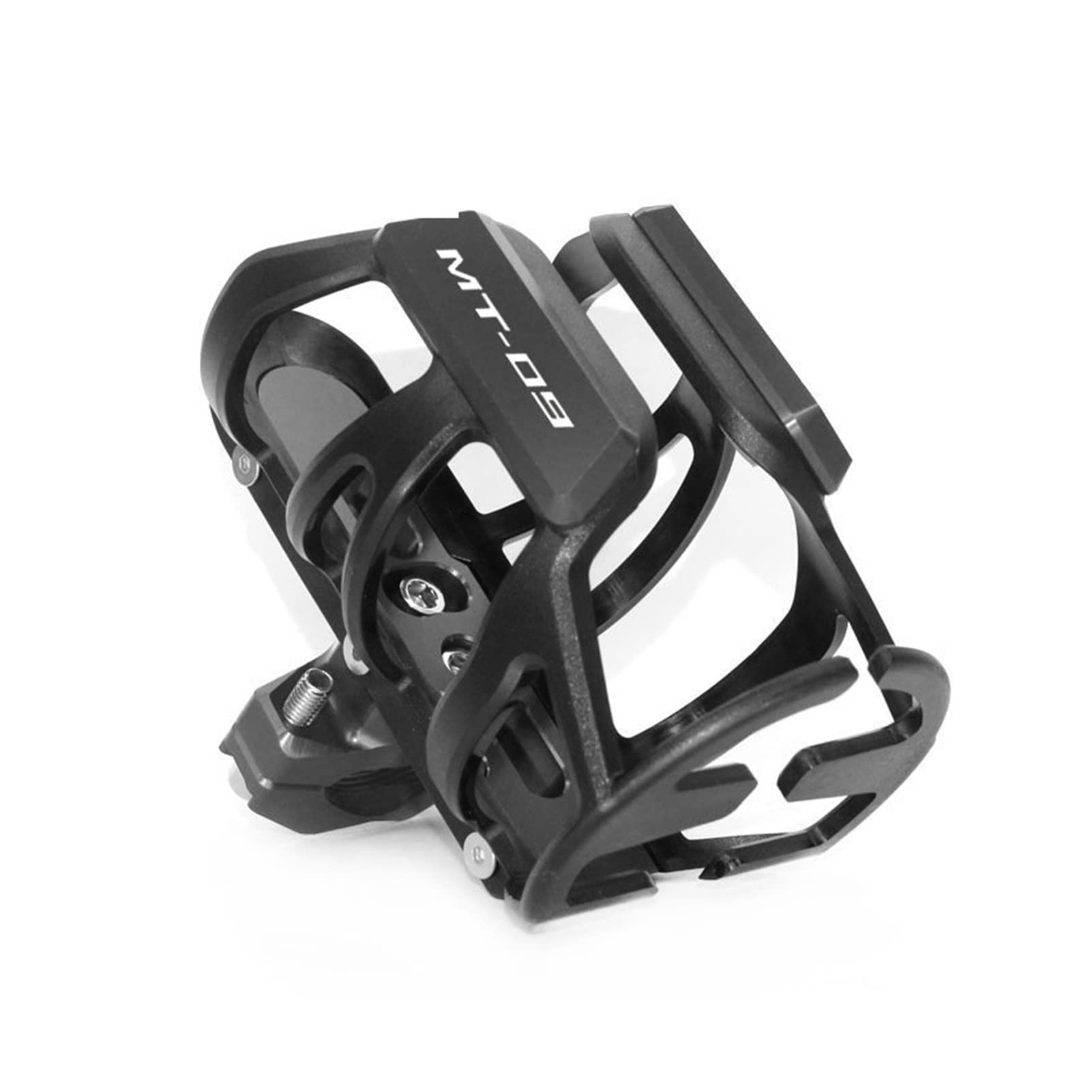 TRNMOP Für Yamaha MT-09 MT09 MT 09 CNC Motorrad Lenker Stoßstange Becherhalter Getränkehalter(Grau) von TRNMOP