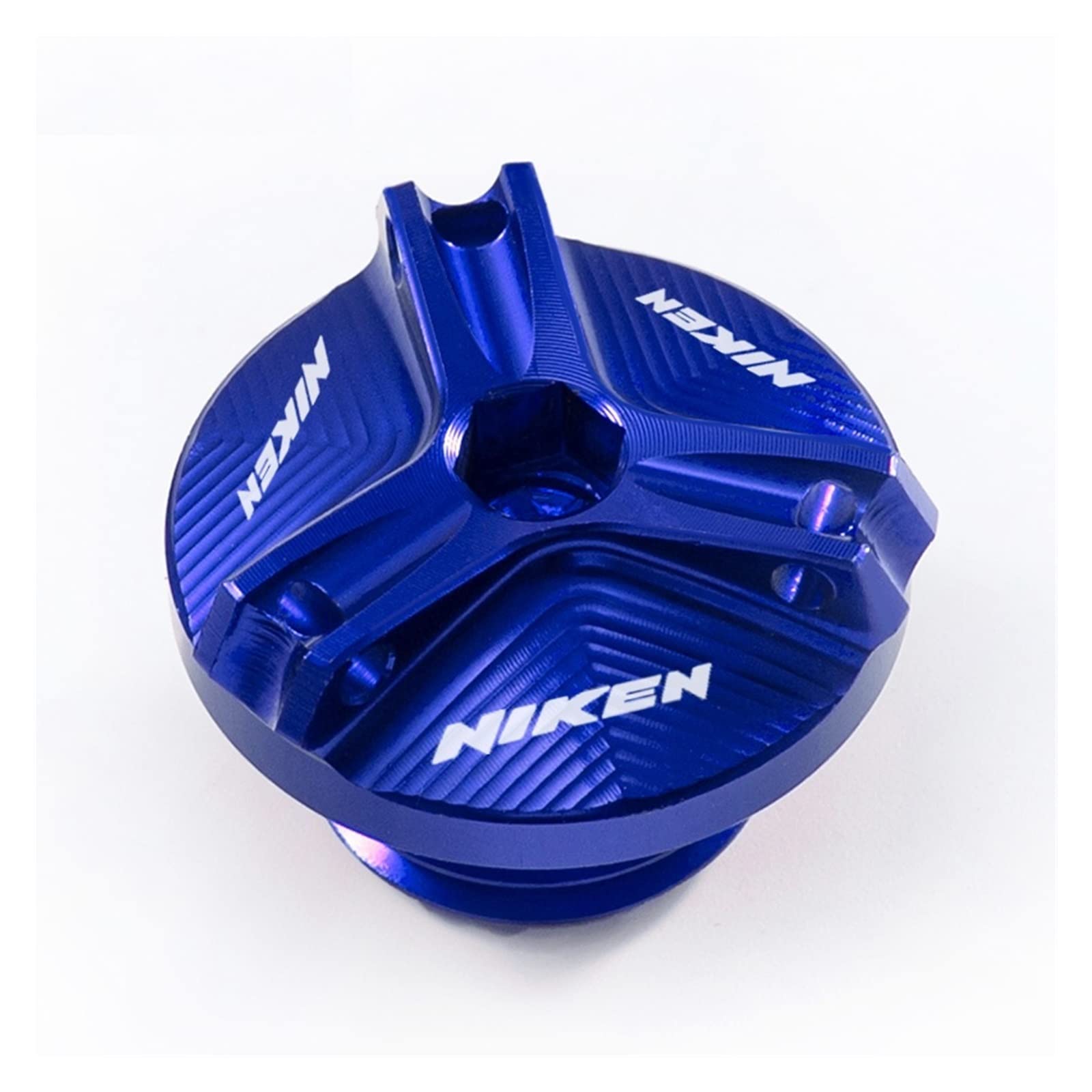 TRNMOP Für Yamaha NIKEN NIKEN GT 2018-2020 2021 2022 Motorrad Öleinfülldeckel Ölfilterdeckel Zubehör(BLAU) von TRNMOP