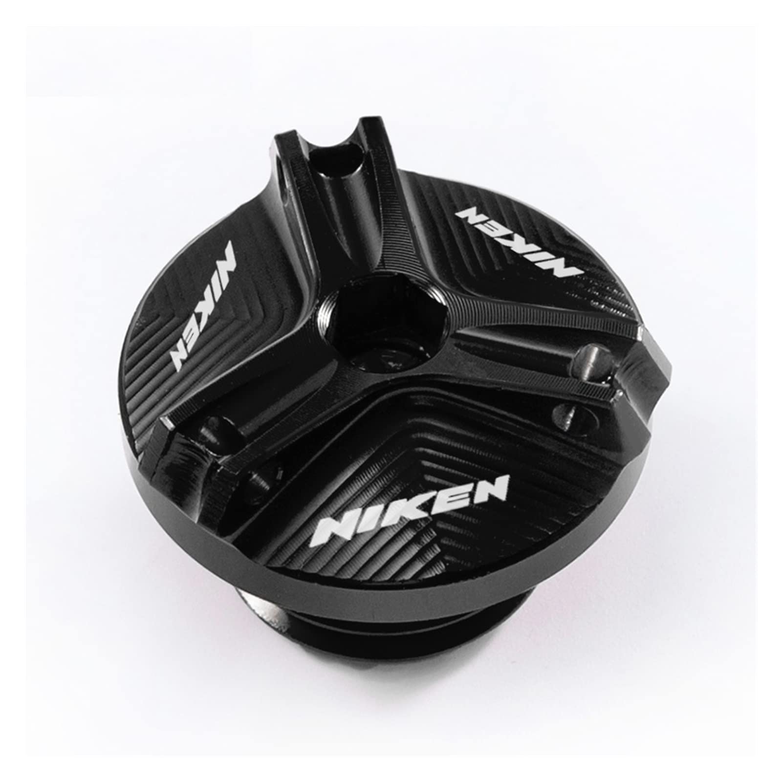 TRNMOP Für Yamaha NIKEN NIKEN GT 2018-2020 2021 2022 Motorrad Öleinfülldeckel Ölfilterdeckel Zubehör(SCHWARZ) von TRNMOP