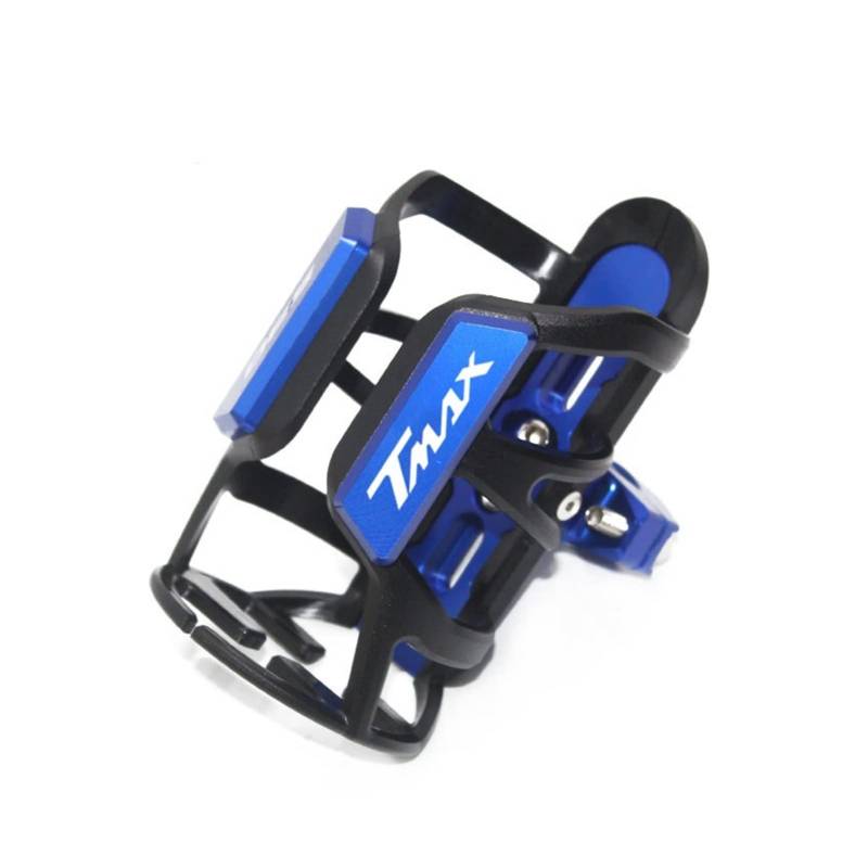 TRNMOP Für Yamaha TMAX530 TMAX560 TMAX 530 SX DX 560 Motorrad Getränkehalter Getränke Wasserflasche Getränkehalter(BLAU) von TRNMOP