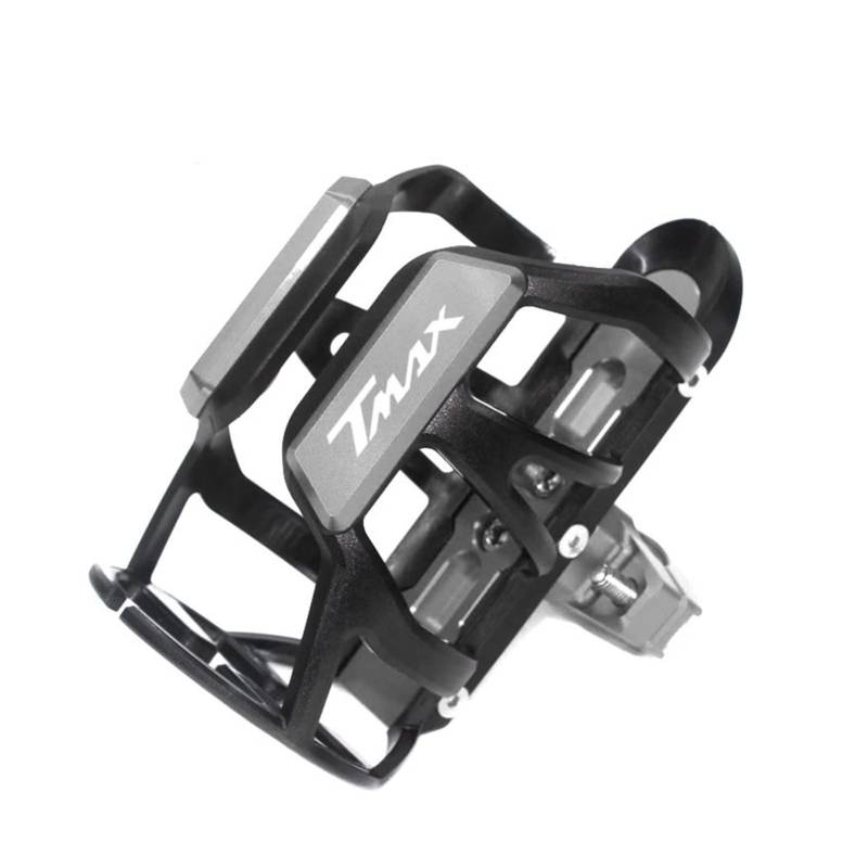 TRNMOP Für Yamaha TMAX530 TMAX560 TMAX 530 SX DX 560 Motorrad Getränkehalter Getränke Wasserflasche Getränkehalter(Grau) von TRNMOP