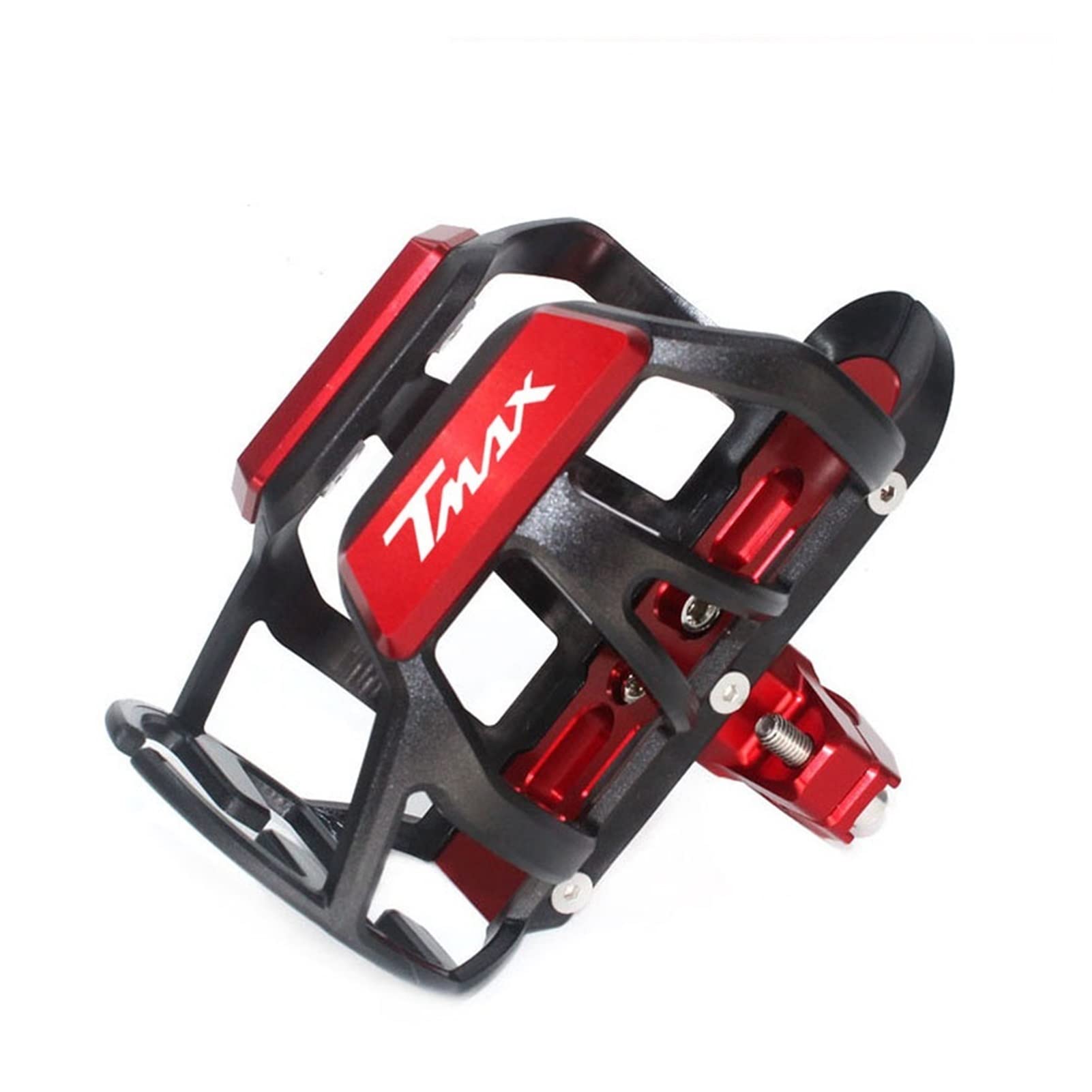 TRNMOP Für Yamaha TMAX530 TMAX560 TMAX 530 SX DX 560 Motorrad Getränkehalter Getränke Wasserflasche Getränkehalter(ROT) von TRNMOP