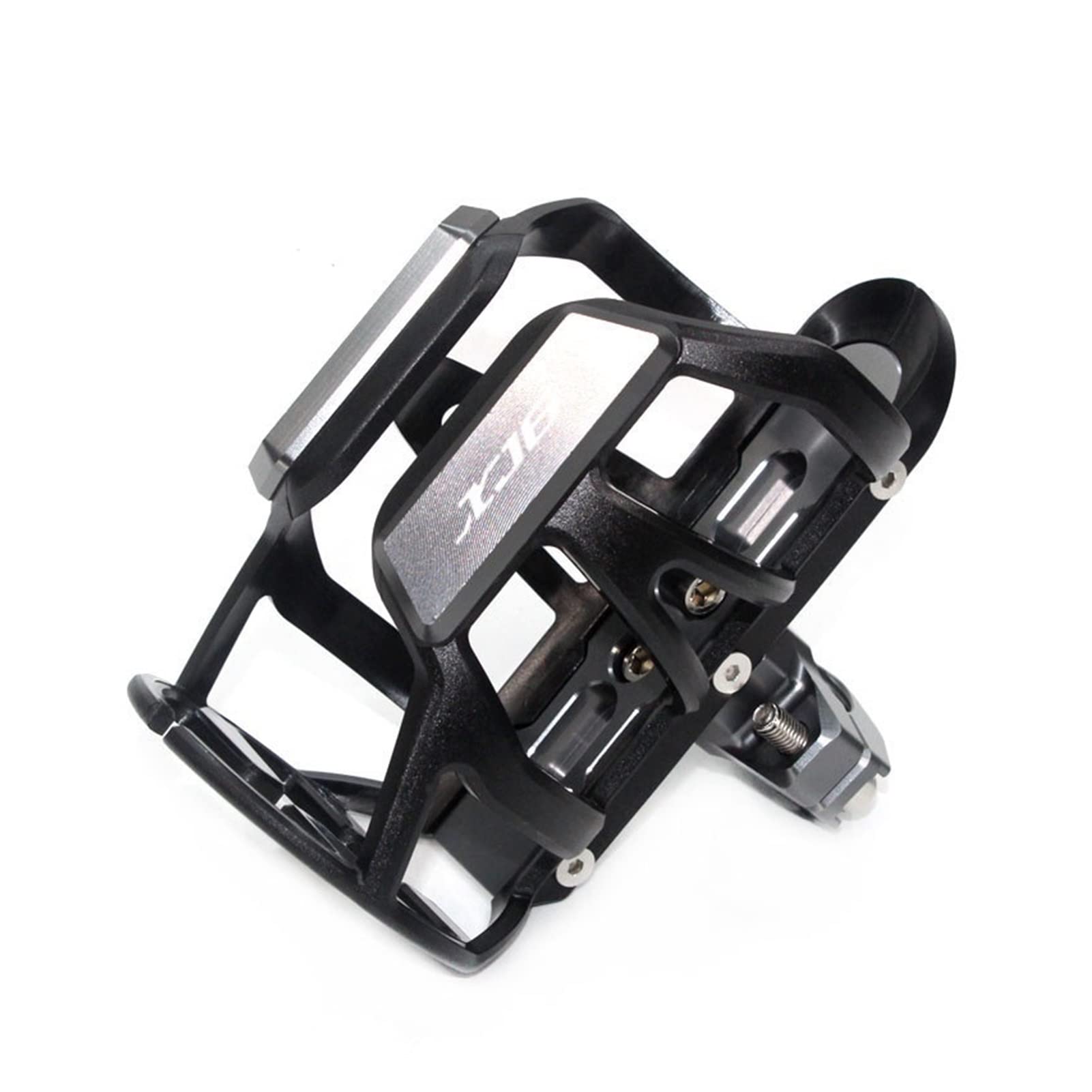 TRNMOP Für Yamaha XJ6 XJ-6 Xj6 CNC Motorrad Lenker Stoßstange Getränkehalter Getränkehalter(Grau) von TRNMOP