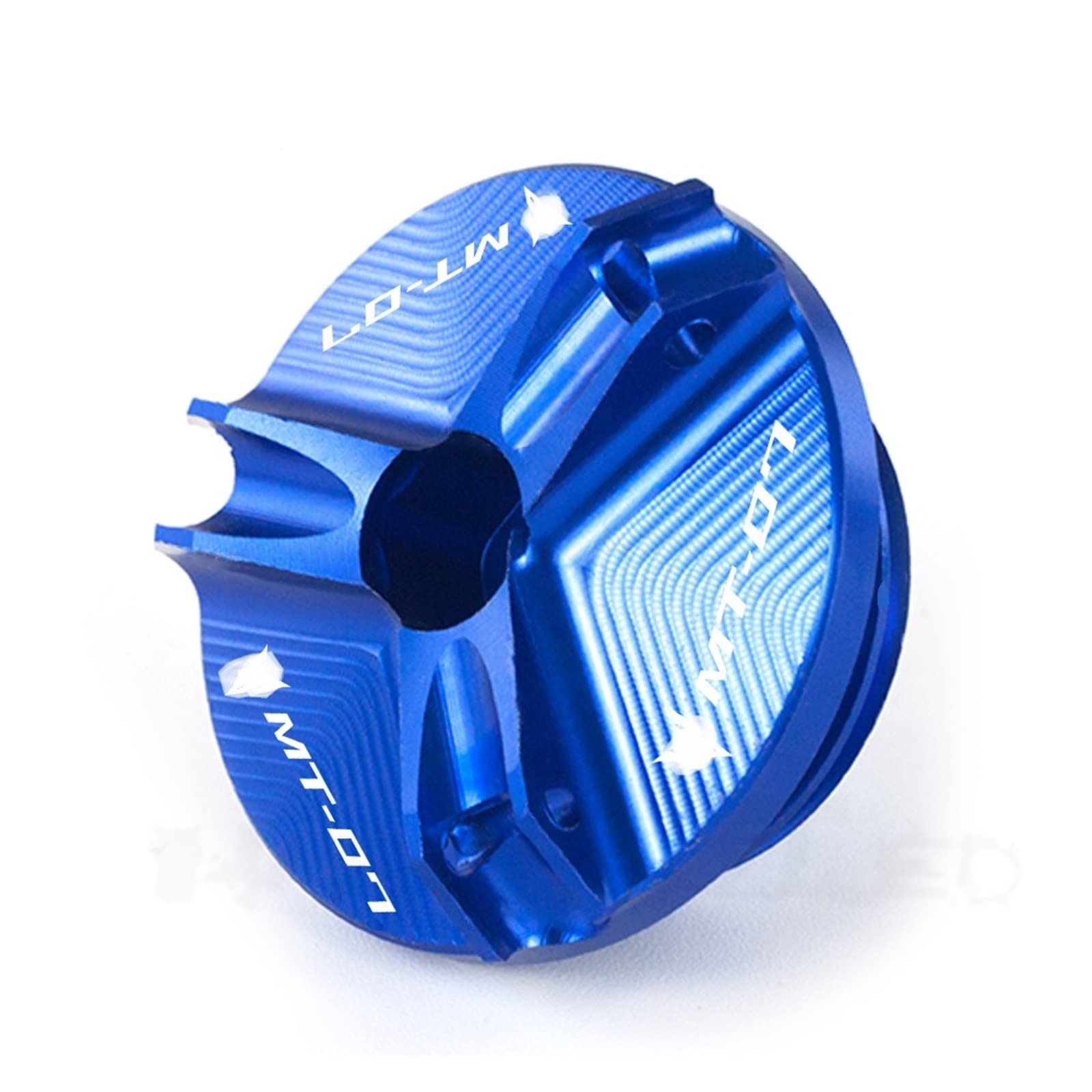 TRNMOP Motorrad Motor Öleinfüllstutzen Verschlusskappe Schraube Für Yamaha MT07 MT-07 FZ07 MT 07 2014-2022(BLAU) von TRNMOP