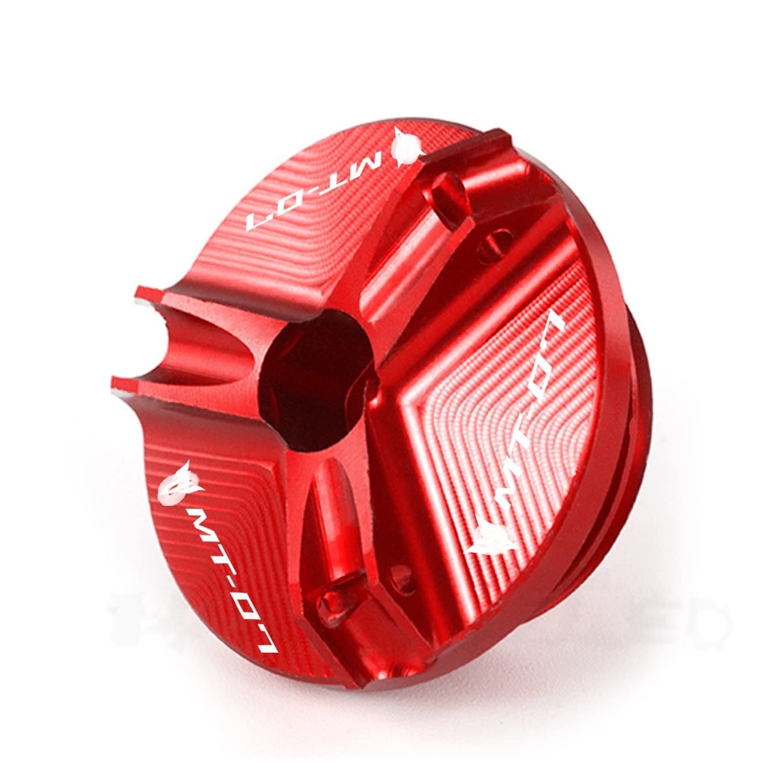 TRNMOP Motorrad Motor Öleinfüllstutzen Verschlusskappe Schraube Für Yamaha MT07 MT-07 FZ07 MT 07 2014-2022(ROT) von TRNMOP