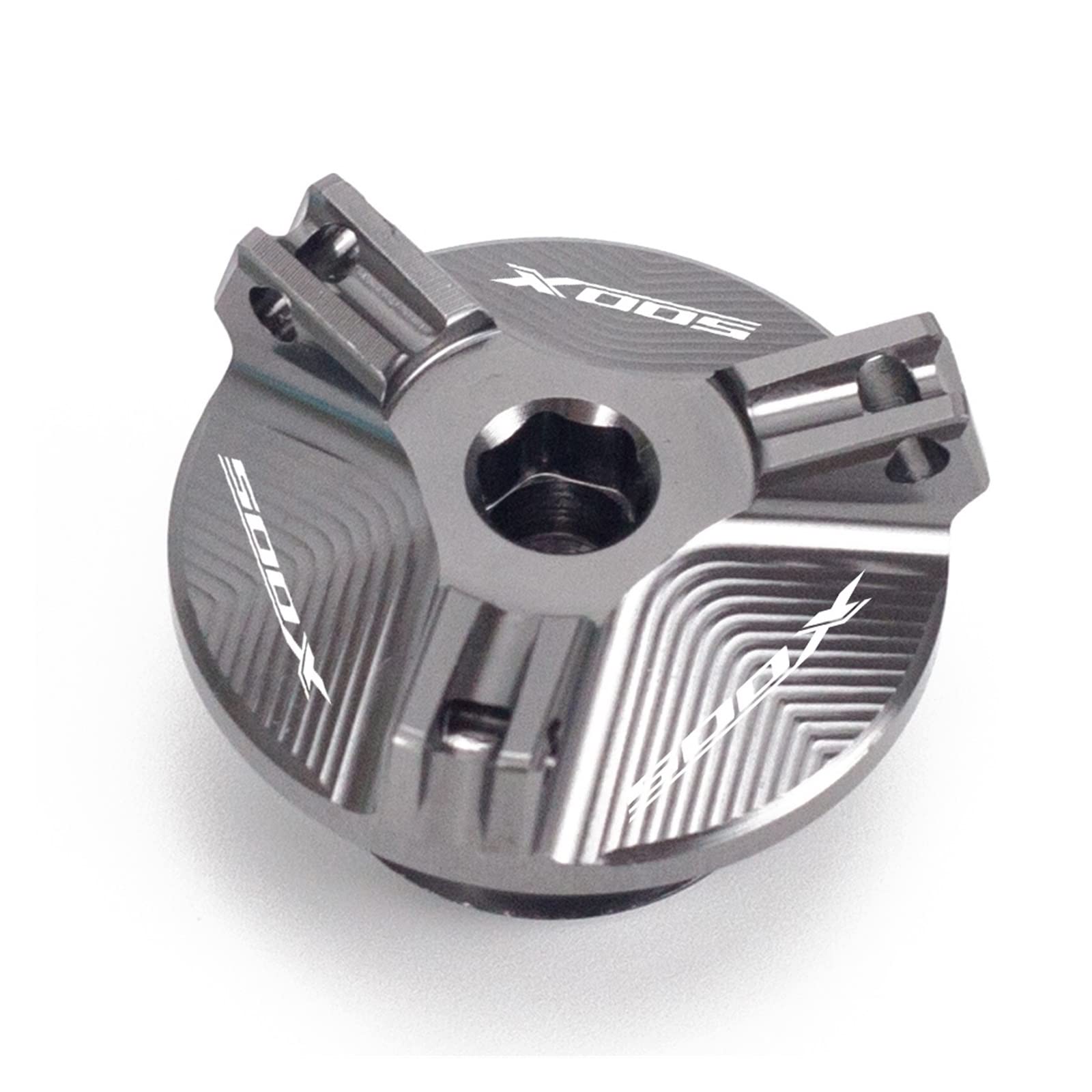 TRNMOP Motorrad Motoröl Kraftstoff Einfüllfilter Tankdeckel Deckel Stecker Für Honda CB500X CB 500X 2013-2020(Grau) von TRNMOP