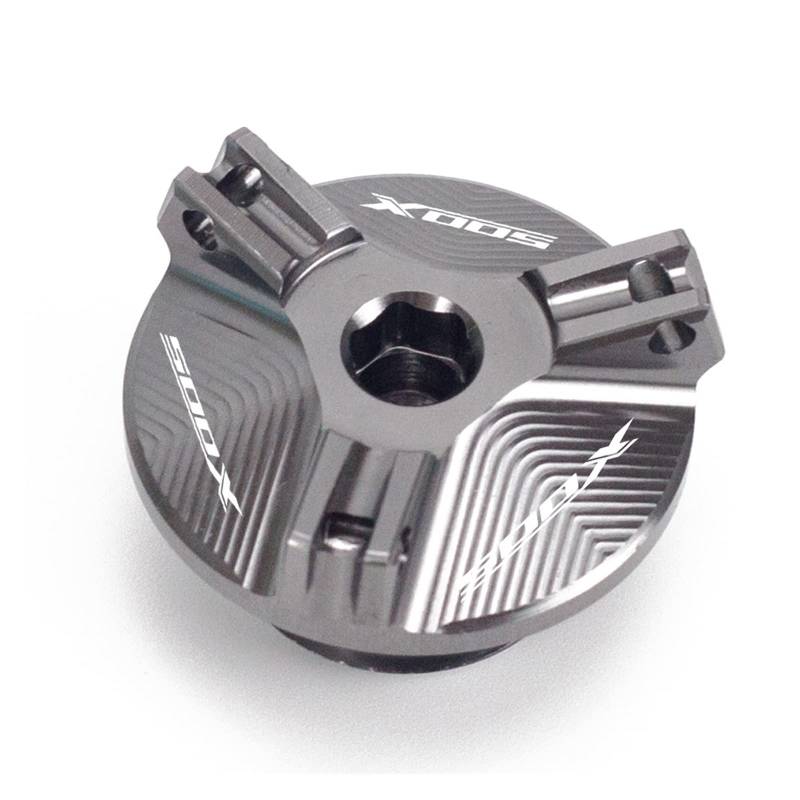 TRNMOP Motorrad Motoröl Kraftstoff Einfüllfilter Tankdeckel Deckel Stecker Für Honda CB500X CB 500X 2013-2020(Grau) von TRNMOP