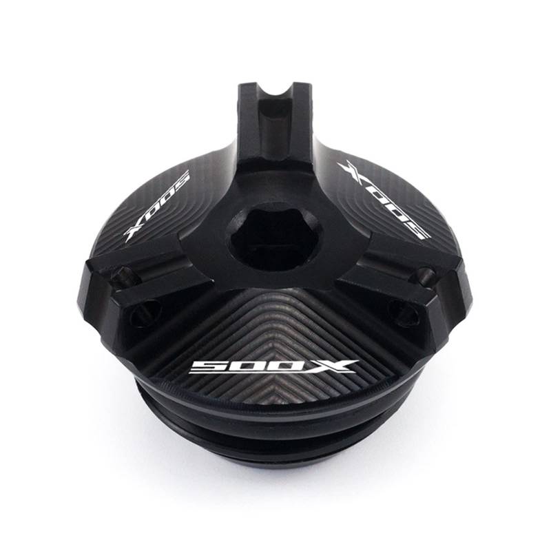 TRNMOP Motorrad Motoröl Kraftstoff Einfüllfilter Tankdeckel Deckel Stecker Für Honda CB500X CB 500X 2013-2020(SCHWARZ) von TRNMOP