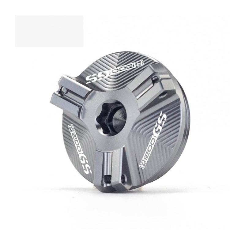 TRNMOP Motorrad Motoröl Kraftstoff Einfüllfilter Tankdeckel Deckel Stopfen Für R1200GS LC 2013-2021 R 1200GS LC Adventure(Grau) von TRNMOP