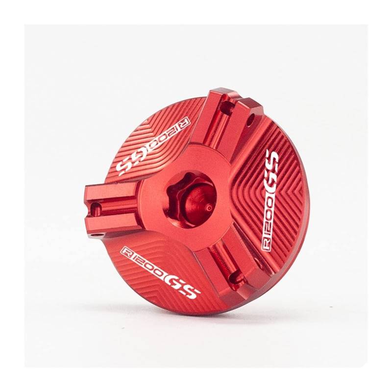 TRNMOP Motorrad Motoröl Kraftstoff Einfüllfilter Tankdeckel Deckel Stopfen Für R1200GS LC 2013-2021 R 1200GS LC Adventure(ROT) von TRNMOP