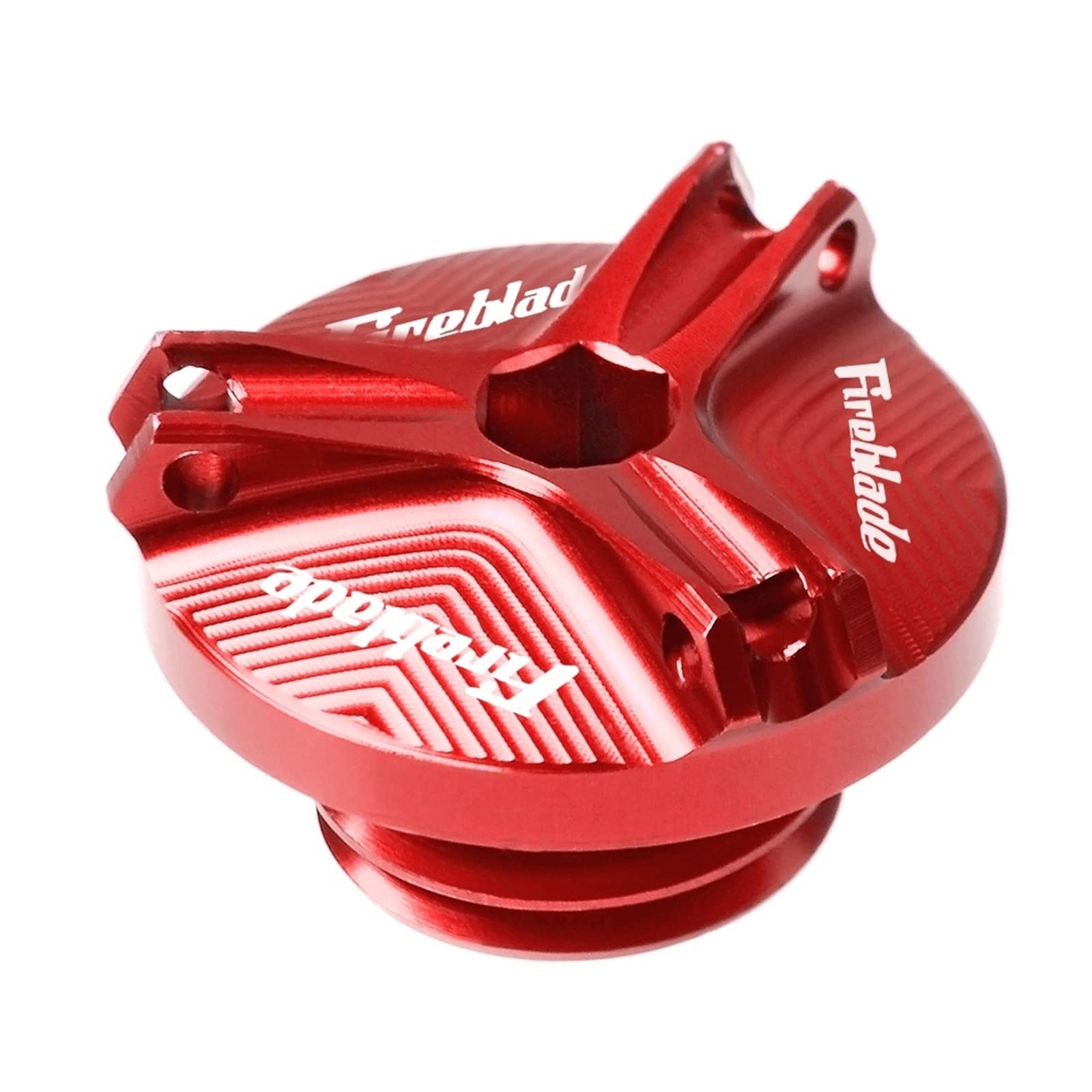 TRNMOP Motorrad Motorstecker Modifizierte Tankabdeckungen Tankdeckel Öldeckel Öldeckel Kraftstofffilter Für Honda CBR1100XX FIREBLADE 2004-2016(ROT) von TRNMOP