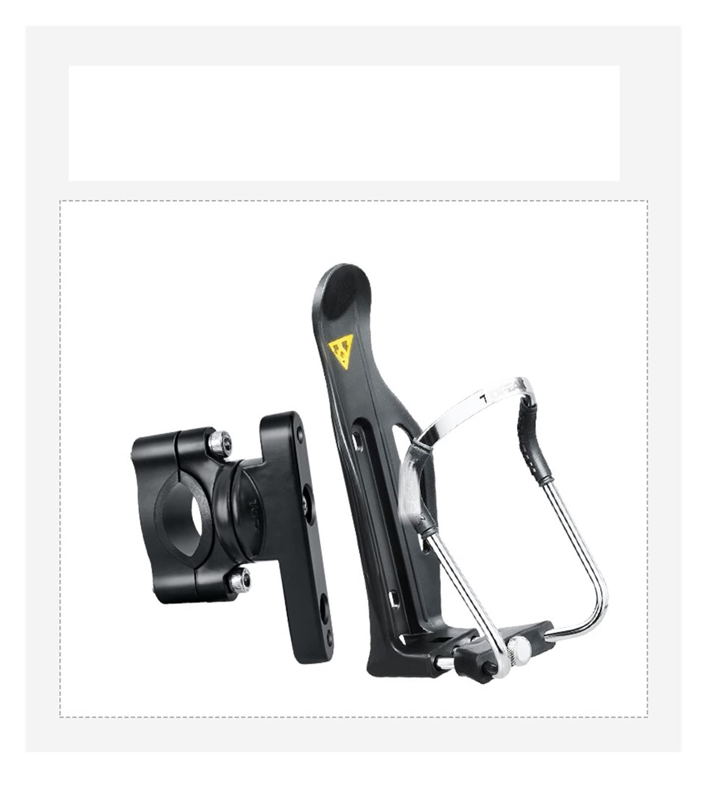 TRNMOP Motorrad-Wasserbecherhalter, Verstellbarer Fahrrad-Wasserflaschen-Getränkehalter, Motorrad-Reise-Tassentopf Mit Großer Kapazität(C) von TRNMOP