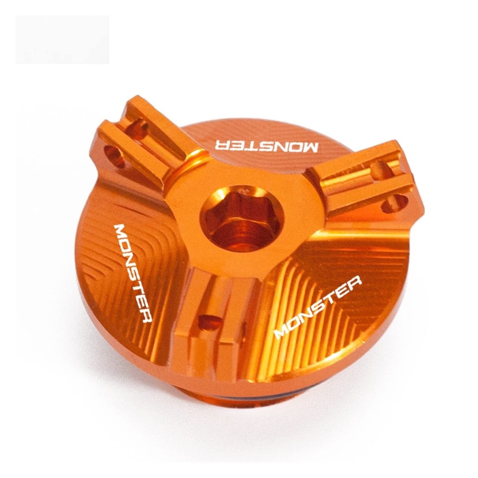 TRNMOP ÖleinfülldeckelAdventure Sports CRF Motorradzubehör Motorverschlussdeckel Für Ducati Monster 696 795 796 821 1200 1200S 1100 EVO(ORANGE) von TRNMOP