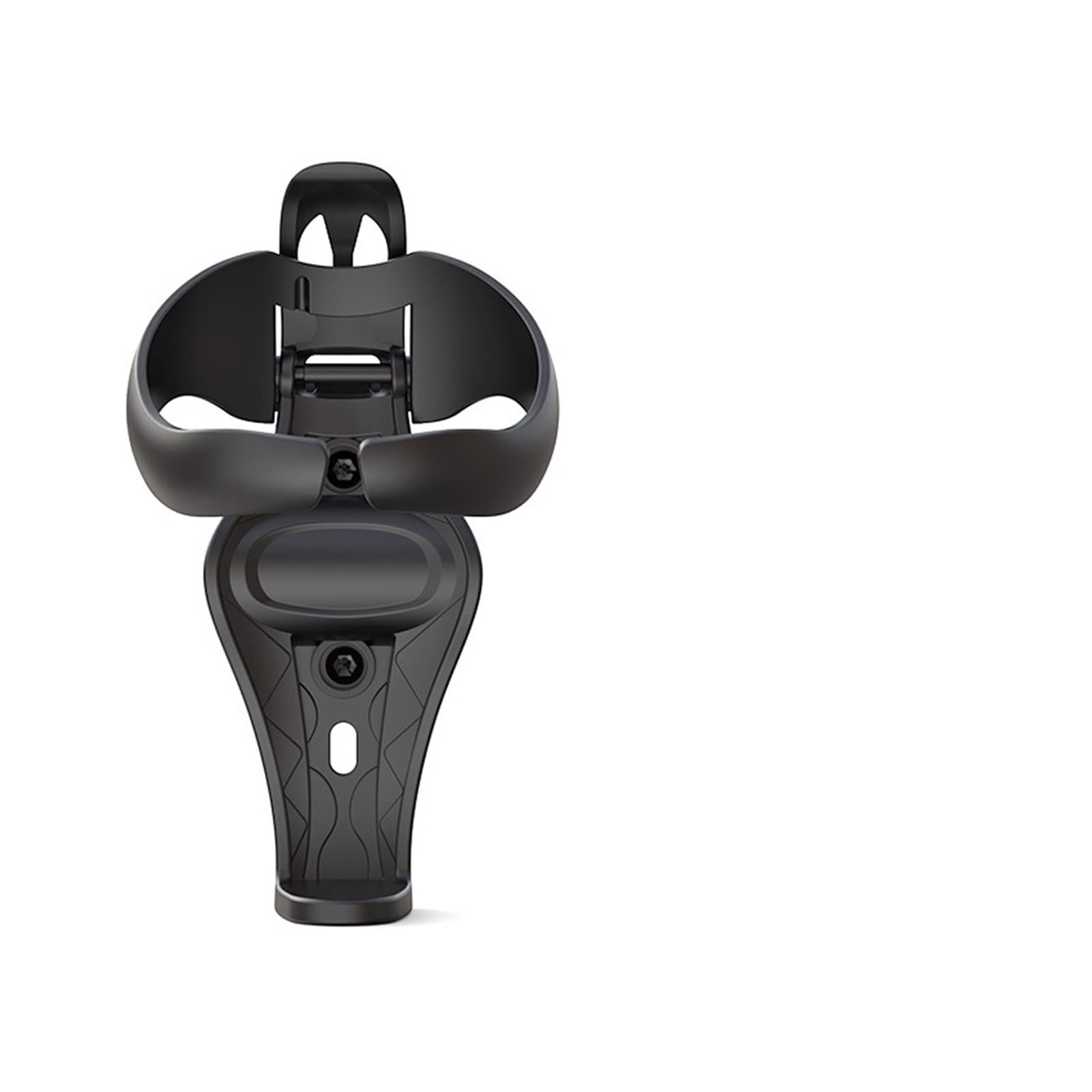 TRNMOP Universal Motorrad Outdoor Reiten ABS Flaschenhalter Tragbarer Ständer Einstellbar(SCHWARZ) von TRNMOP