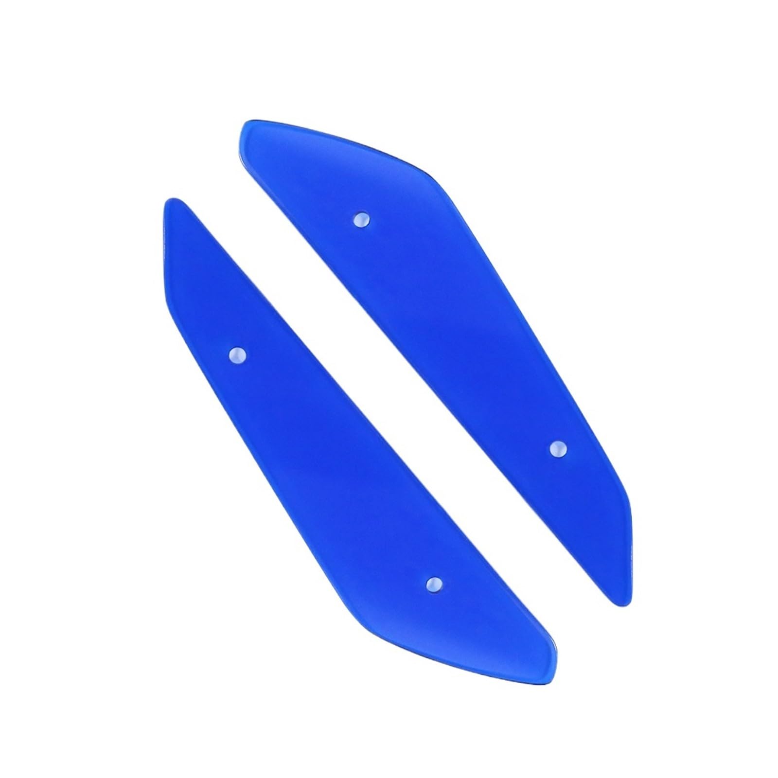 TROGPYXG Kompatibel mit Kawasaki Ninja ZX6R 636 ZX 6R 636 ZX-6R Motorradverkleidungsteil Aerodynamischer Flügelsatz Fester Winglet-Verkleidungsflügel(Replace-Blue) von TROGPYXG