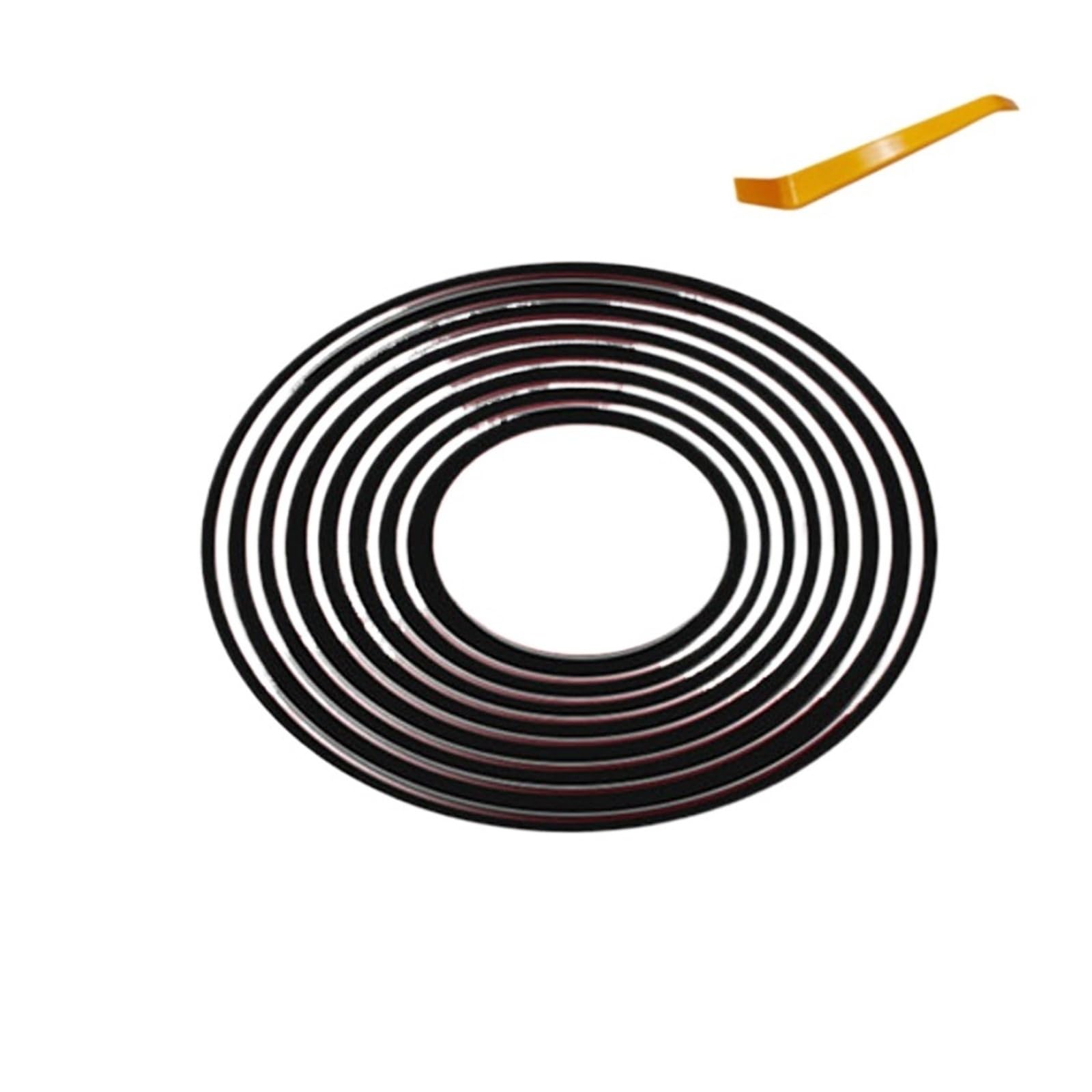Dichtungsstreifen for Seitenfenster im Auto, wasserdichter Gummi-Dichtungsstreifen, Fensterspaltfüller, reduziert Vibrationsgeräusche, Isolierung, V-förmiger Dichtungsstreifen(1M Seal Strip) von TROIOIUM
