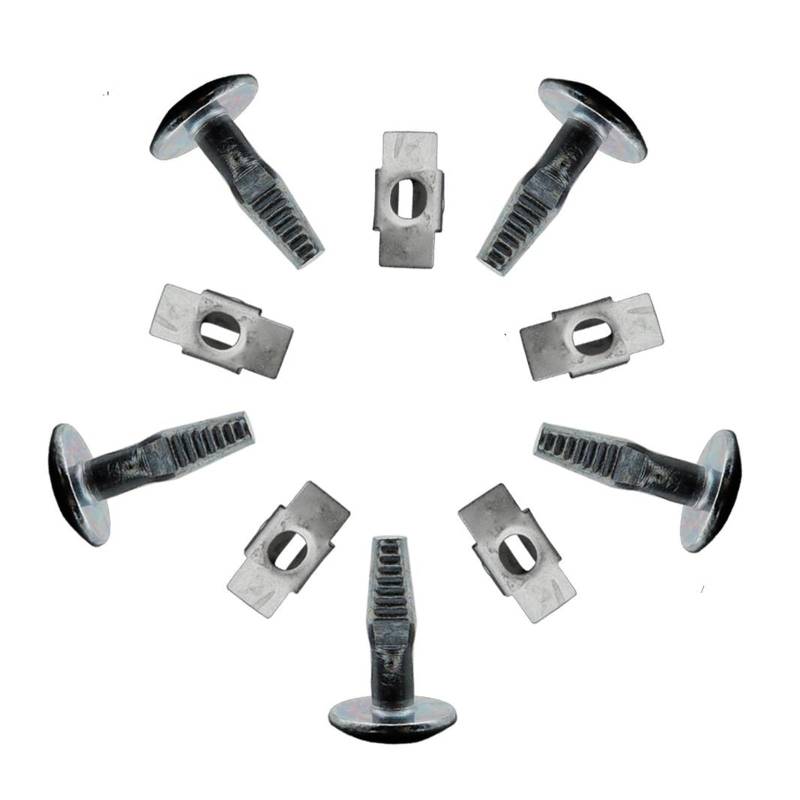 TROIOIUM 10 STÜCKE for 206 207 407 807 C2 C5 Automotor Unterbodenabdeckung Clips Unterschildschutz Metallschrauben Schrauben Verschluss von TROIOIUM