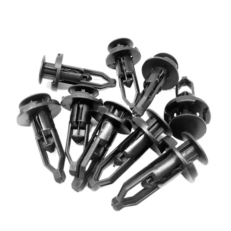 TROIOIUM 100 Stück Auto-Befestigungsclips Stoßfänger-Hinterabdeckung Push-Typ-Klemme Kunststoff-Festclip-Befestigungselemente for 52161-16010 von TROIOIUM