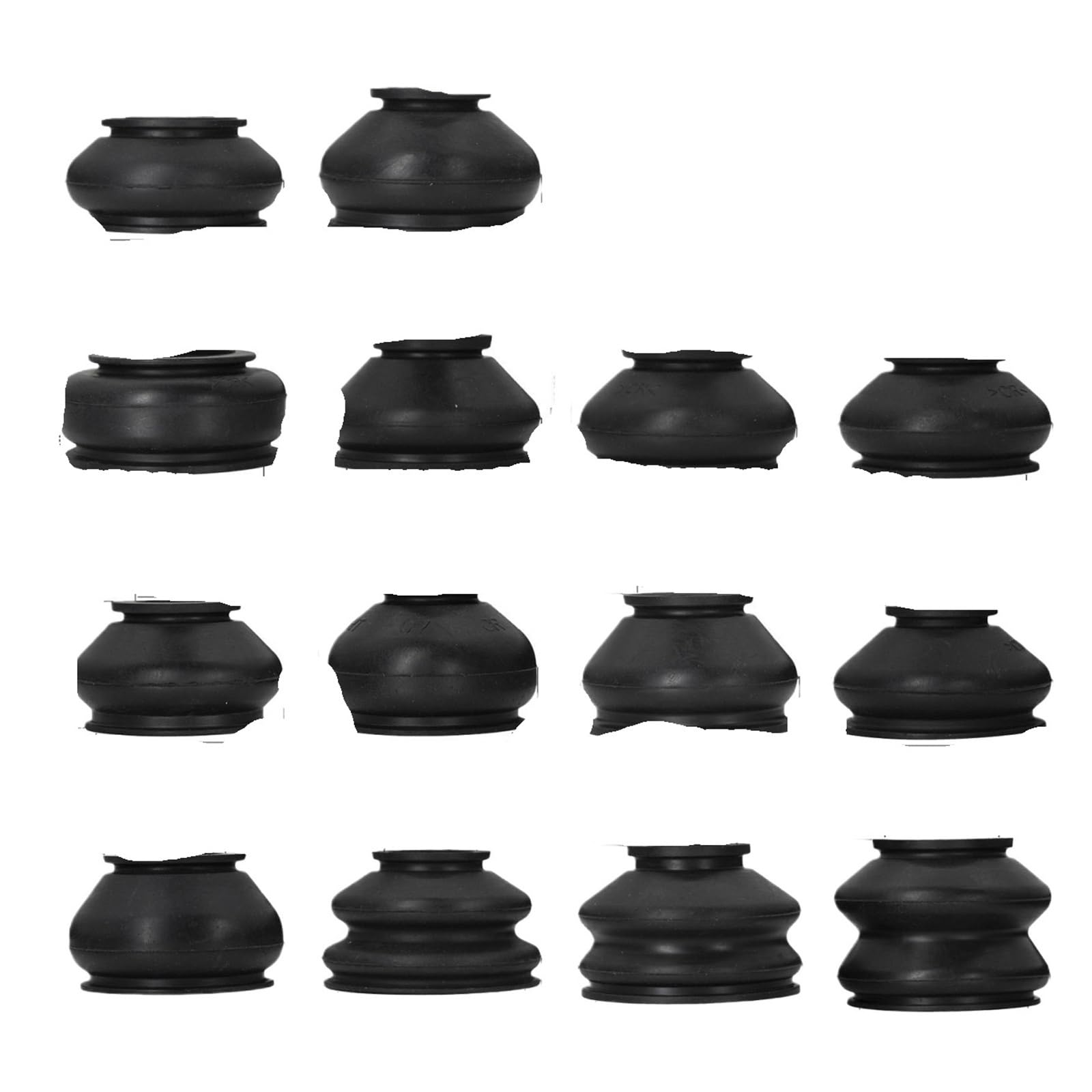 TROIOIUM 14x Multipack Universal Auto Aufhängung Lenkung Kugelgelenk Gummi Staub Boot Abdeckung Spur Spurstange Drehen Stangen Enden Set Teile Zubehör TROIOIUM 14x Multipack Universal Auto Aufhängung Lenkung Kugelgelenk Gummi Staub Boot Abdeckung Spur Spurstange Drehen Stangen Enden Set Teile Zubehör von TROIOIUM