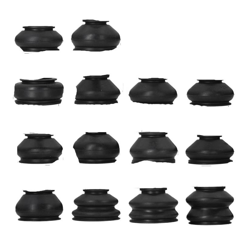 TROIOIUM 14x Multipack Universal Auto Aufhängung Lenkung Kugelgelenk Gummi Staub Boot Abdeckung Spur Spurstange Drehen Stangen Enden Set Teile Zubehör von TROIOIUM
