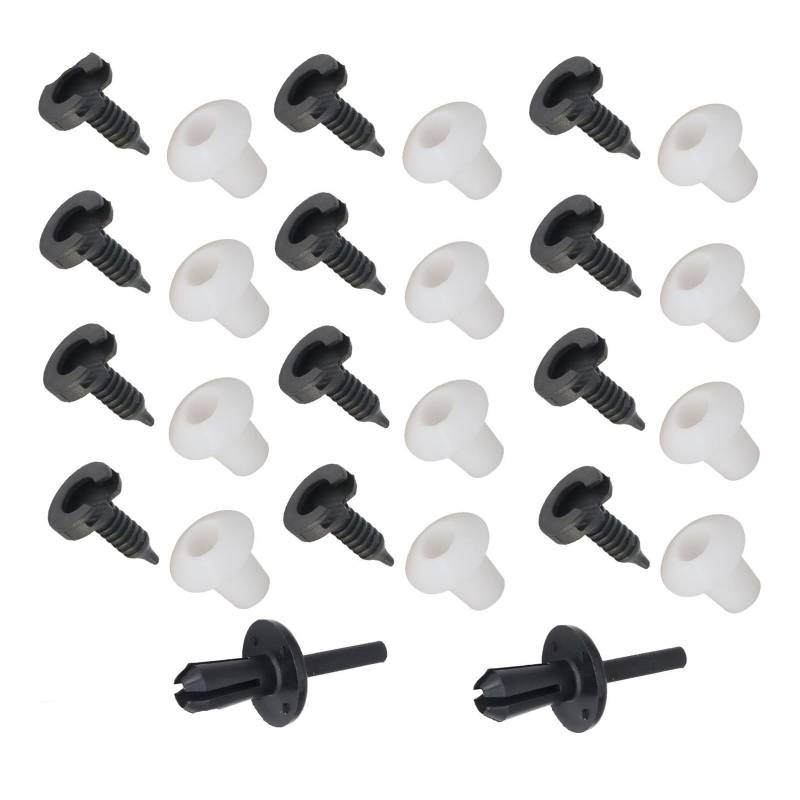 TROIOIUM 26Pcs Trim Panel Clips Innen Dachhimmel Befestigung Futter Ösen Retainer Schraube Unten Befestigungen for Defender von TROIOIUM