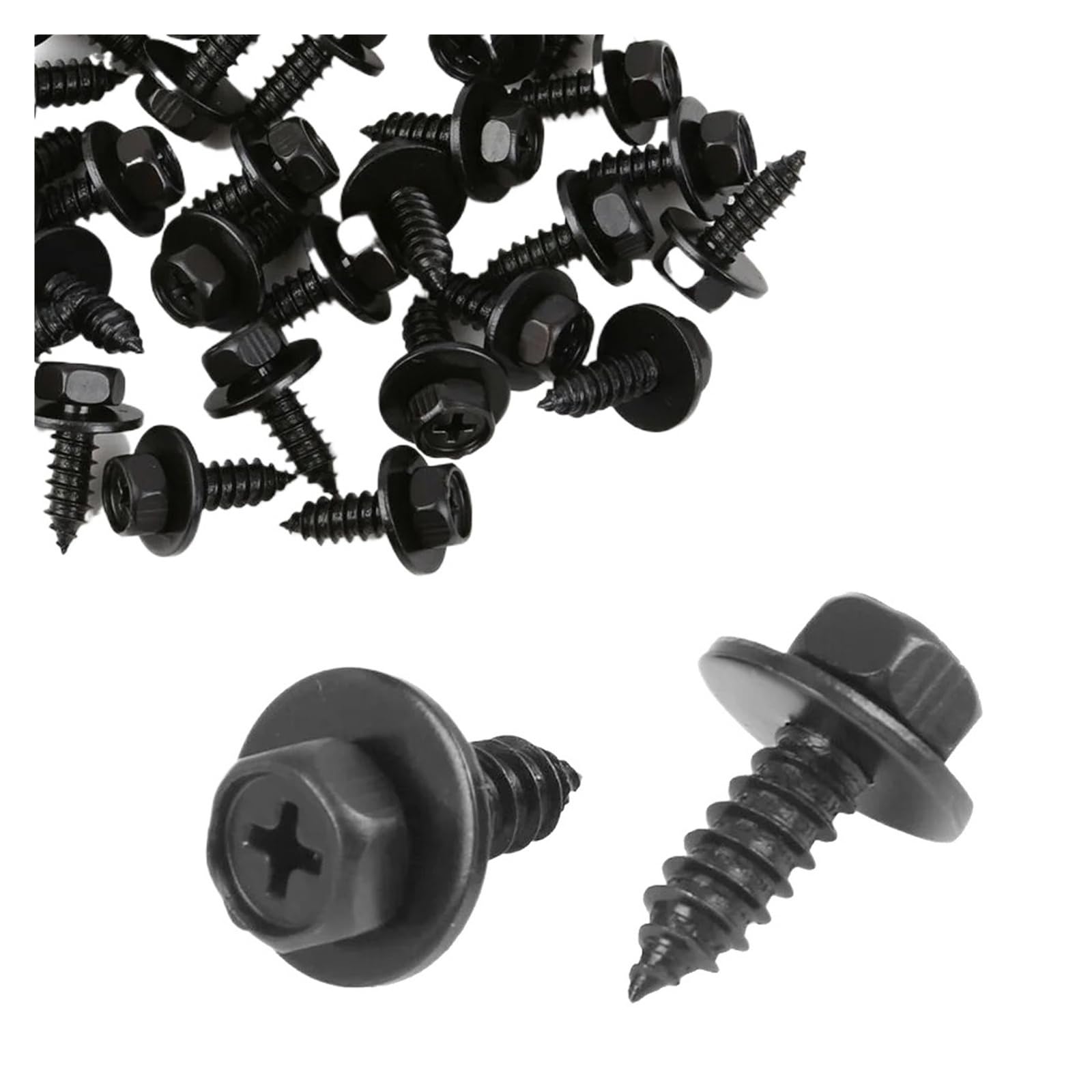 TROIOIUM 30 Pcs Auto Bolzen Retainer Kotflügel Liner Unter Abdeckung Schraube for 90159-60498 Hex Kopf Schraube TROIOIUM 30 Pcs Auto Bolzen Retainer Kotflügel Liner Unter Abdeckung Schraube for 90159-60498 Hex Kopf Schraube von TROIOIUM