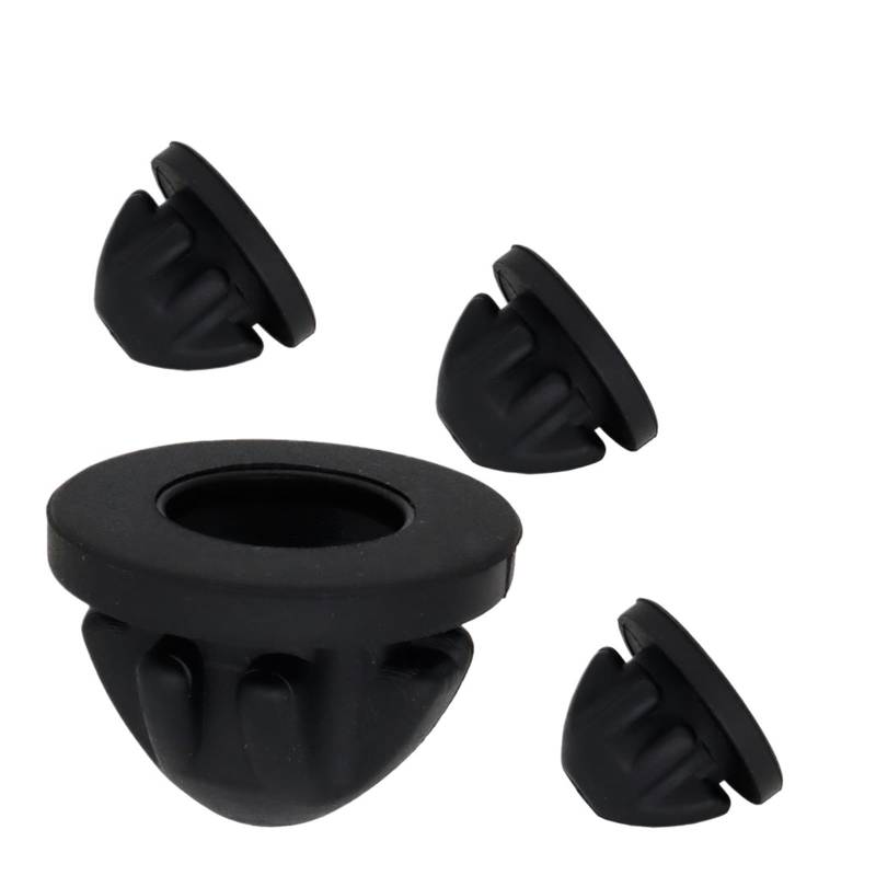 TROIOIUM 4 Stück Auto Motorabdeckung Trim Gummitüllen Bush Bump Stop for 1 2 3 4 5 6 7 Serie X1 X2 X3 X4 Z4 OE # 11127614138 von TROIOIUM