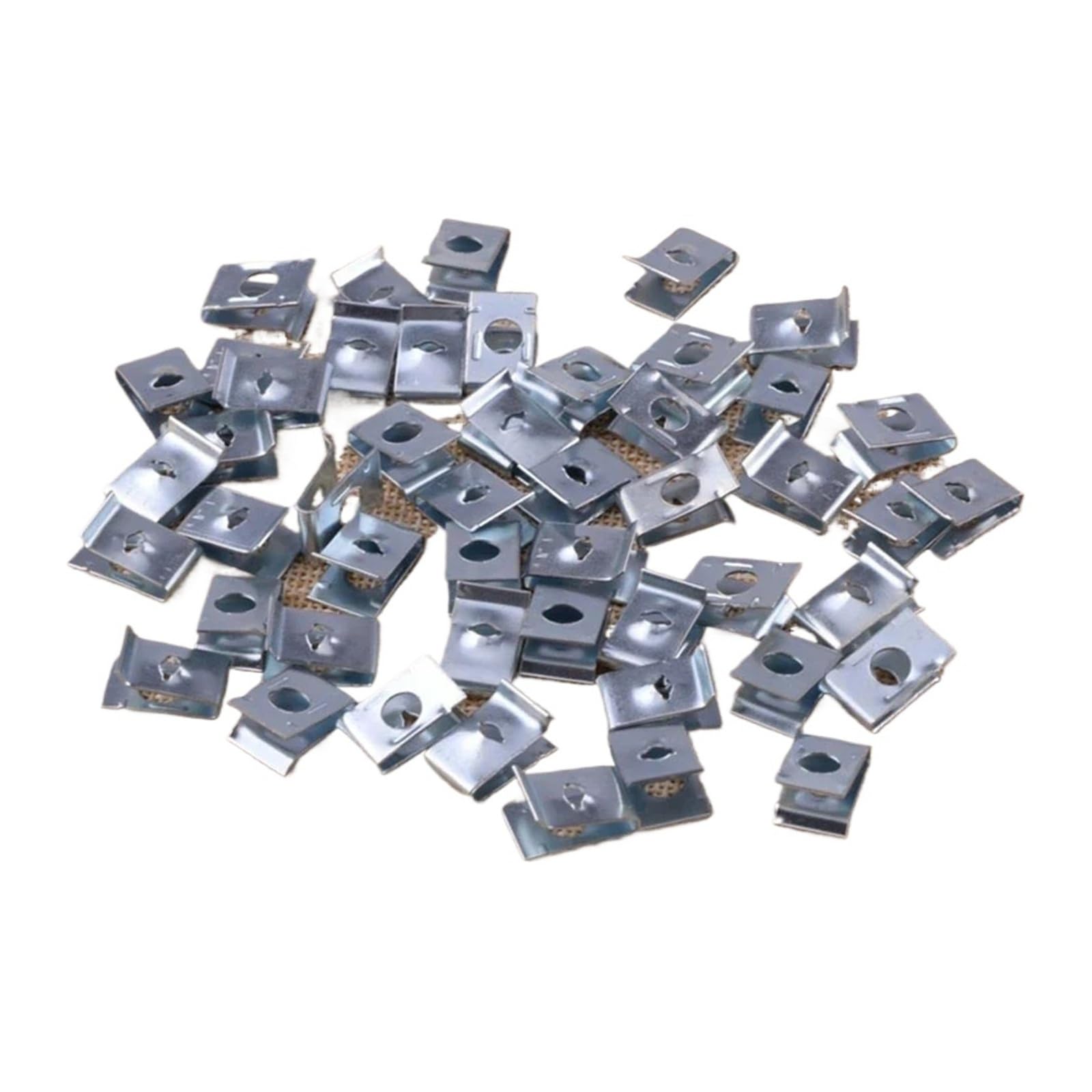 TROIOIUM 50 Stück Auto-U-Clip-Blechmuttern Federmetall-Befestigungsclips for Stoßstangen U-förmige Clips Universal-Autoprodukte Innenausstattung TROIOIUM 50 Stück Auto-U-Clip-Blechmuttern Federmetall-Befestigungsclips for Stoßstangen U-förmige Clips Universal-Autoprodukte Innenausstattung von TROIOIUM