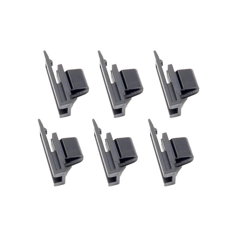TROIOIUM 6X Kühlergrill Motorhaube Trim Clip 51132754667 for Mini for R55 for R56 R57 Auto Ersatz Zubehör von TROIOIUM
