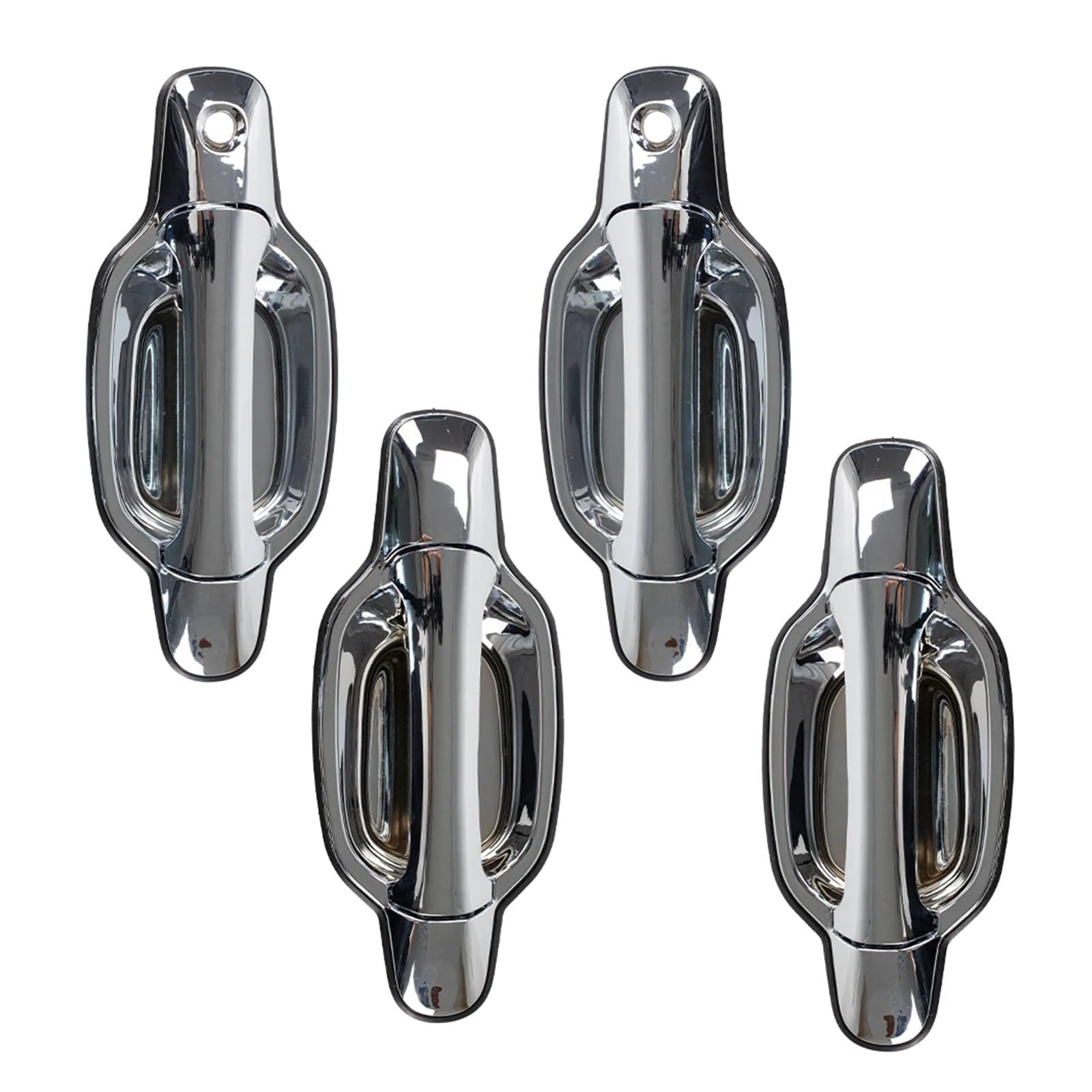 TROIOIUM Auto Außentürgriff Chrom for Dmax D-max 2002 2003 2004 2005 2006 2007 2008 2009 2010 2011 2012 2013(1 Set) von TROIOIUM