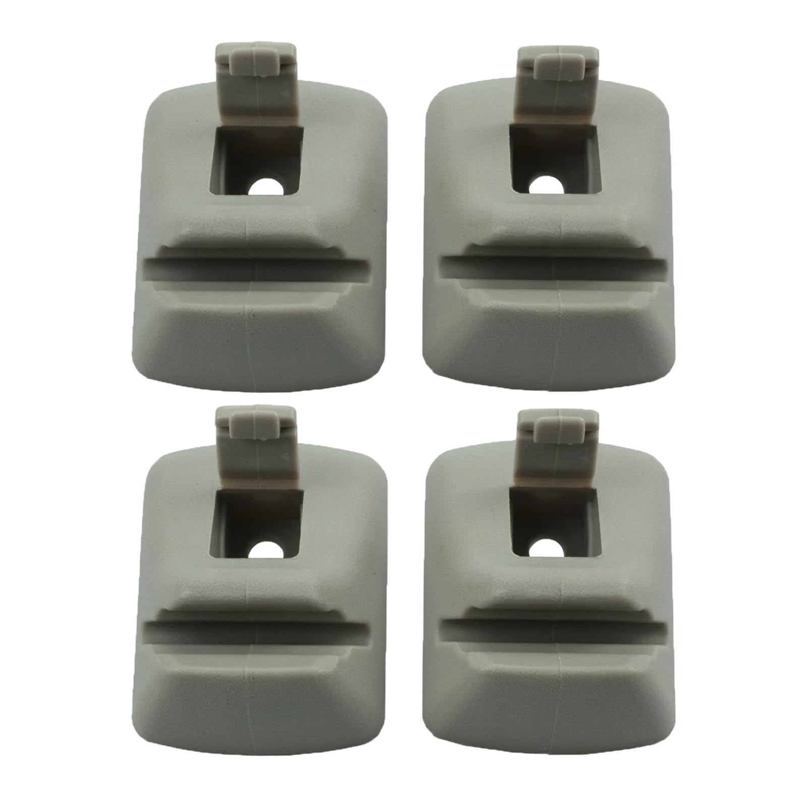 TROIOIUM Grauer Sonnenblenden-Halteclip for 2000 2001 2002 2003 2004 YS4Z-5404132-AAA(4 Pcs) von TROIOIUM