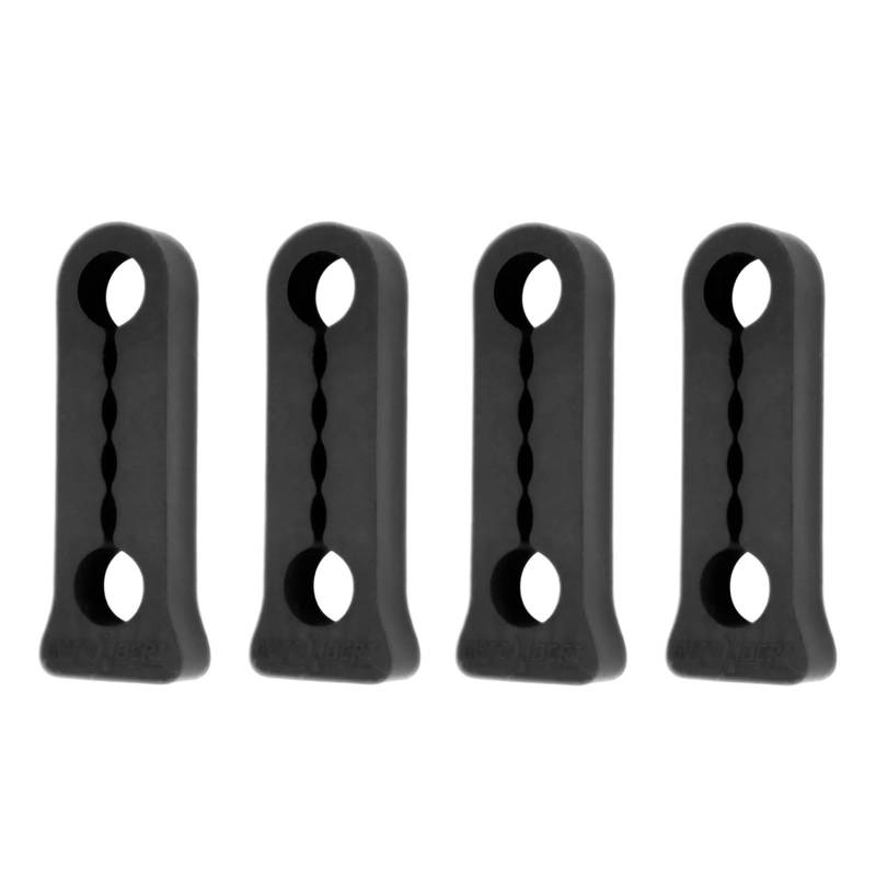 TROIOIUM Stoßdämpfer Gummi for CRV Civic Jazz Fit HRV BR-V Stream Befreit Türschloss Sturm Puffer Dämpfung(Black) von TROIOIUM