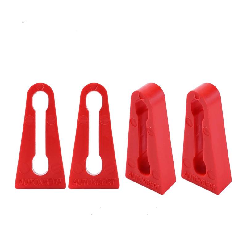 TROIOIUM Türschloss Puffer Dämpfer Taub Dichtung Stopper Deadener for Schnelle Hervorragende Schalldämmung Ruhig(rot) von TROIOIUM