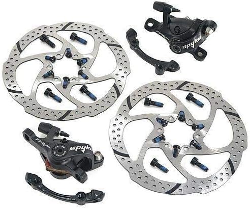 TRP Spyke MH1704 Scheibenbremsen-Set für MTB, Legierung, 160 mm Rotor (vorne + hinten) von TRP