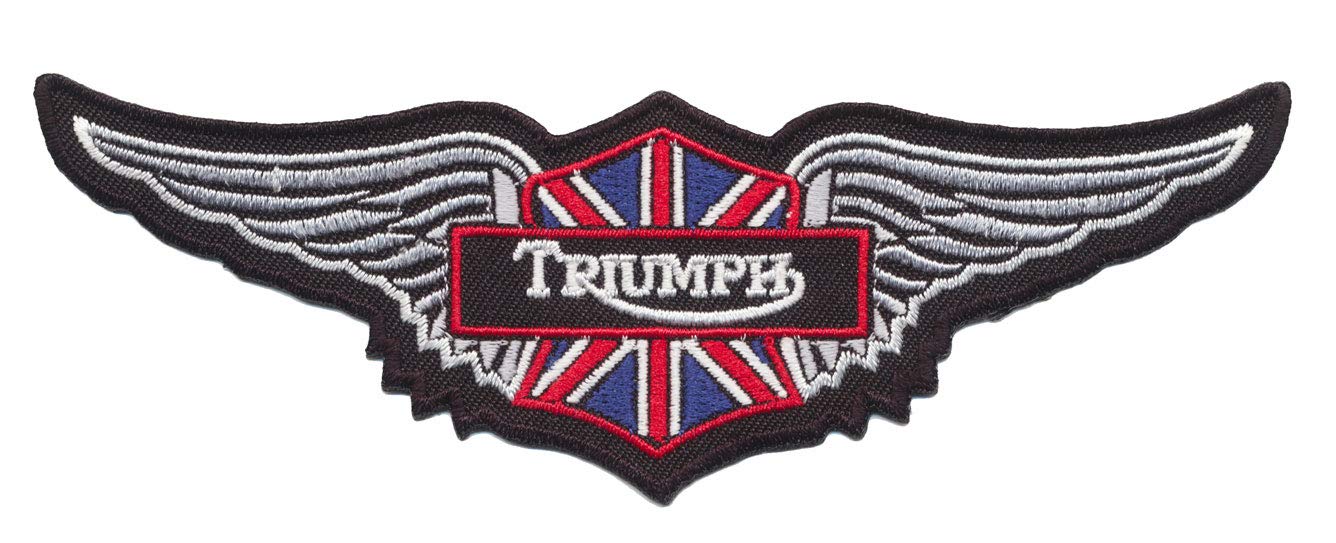 Triumph Patches Aufnäher Motorrad Motorcycles England v2_AB von TRP