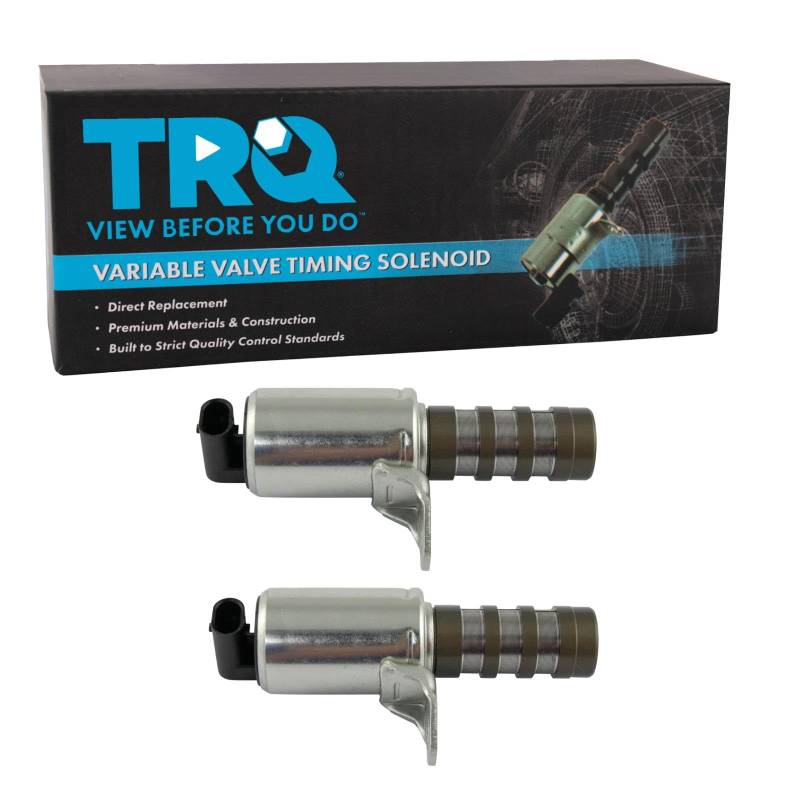 TRQ Ansaug- und Auspuff-Magnetspule mit variablem Ventil, kompatibel mit 12-18 Edge 13-19 Escape 12-19 Explorer 13-18 Focus 13-20 Fusion 15-19 MKC 13-16 MKT MKZ 15-22 Mustang 14-18 von TRQ