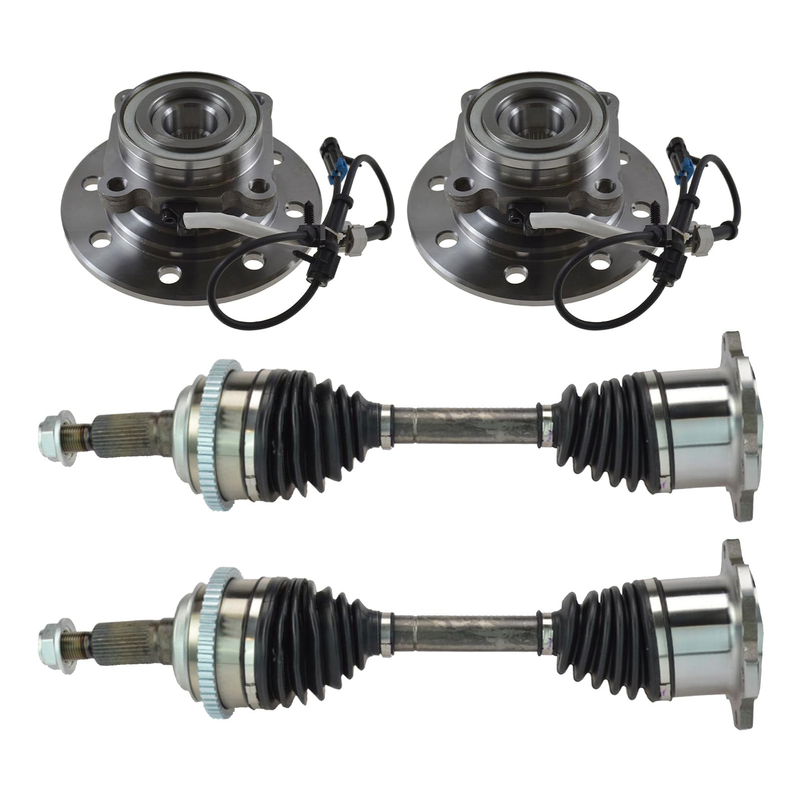 TRQ Antriebsstrang-Set vorne, kompatibel mit Chevrolet K1500 K2500 GMC 1996–1997 TRQ Antriebsstrang-Set vorne, kompatibel mit Chevrolet K1500 K2500 GMC 1996–1997 von TRQ