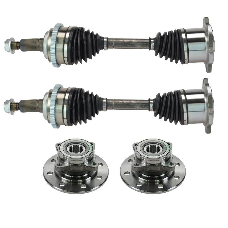 TRQ Antriebsstrang-Set vorne, kompatibel mit Chevrolet K2500 GMC 1988–1994 von TRQ