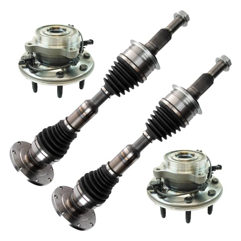 TRQ Antriebsstrang-Set vorne kompatibel mit Chevrolet Silverado 2500 HD Silverado 3500 HD GMC Sierra 2500 HD Sierra 2500 HD Sierra 3500 HD von TRQ