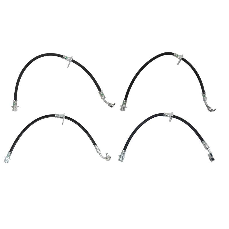 TRQ Bremsschlauch-Set, kompatibel mit Honda Accord 2015–2017 von TRQ