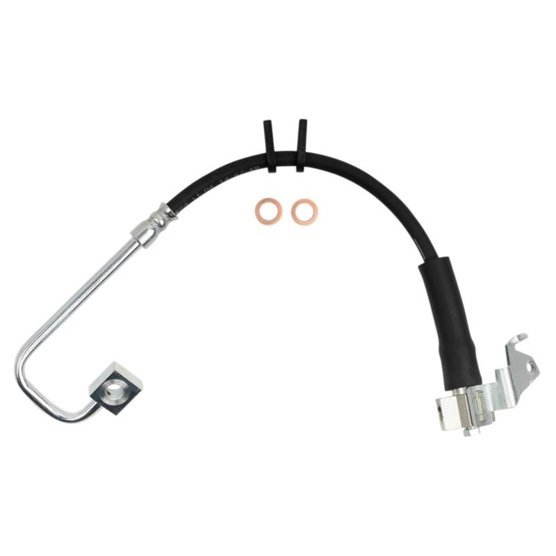 TRQ Bremsschlauch hinten links, Fahrerseite, kompatibel mit Jeep Grand Cherokee 2006–2010 von TRQ